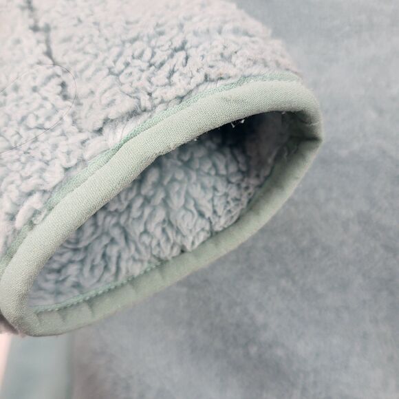 Columbia Women's Size Large Cloudy Day Full Zip Fleece Jacket Light Blue Aqua - Picture 12 of 13